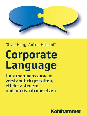 cover image of Corporate Language